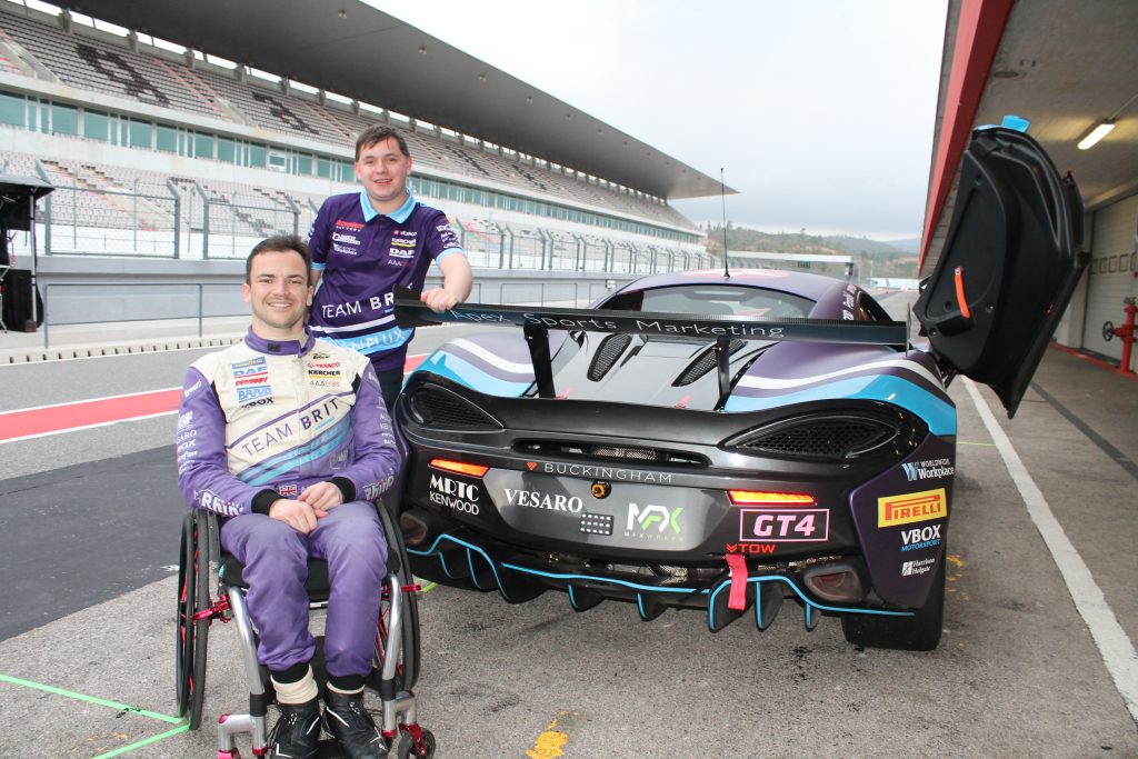 Bobby Trundley and Aaron Morgan with Team BRIT McLaren 570S GT4