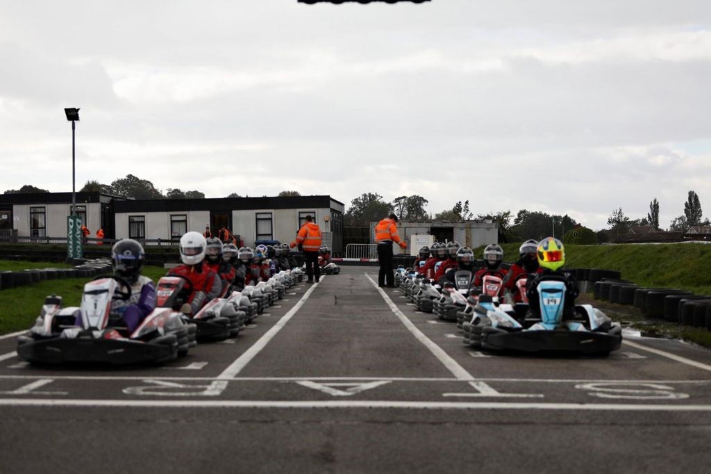 Insurance teams battle it out in annual TB Kart race