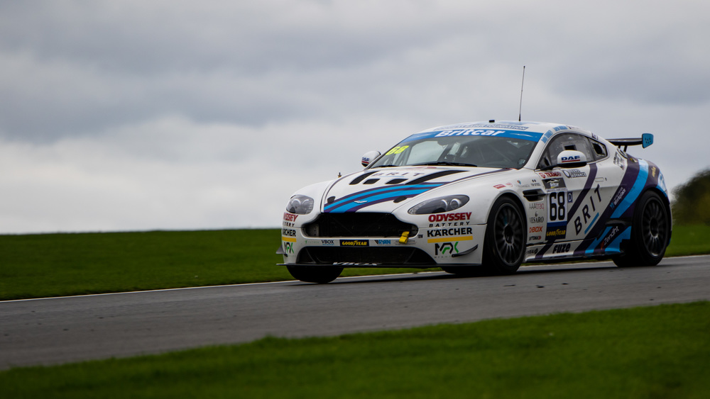 Team BRIT Aston Martin Vantage GT3 race car