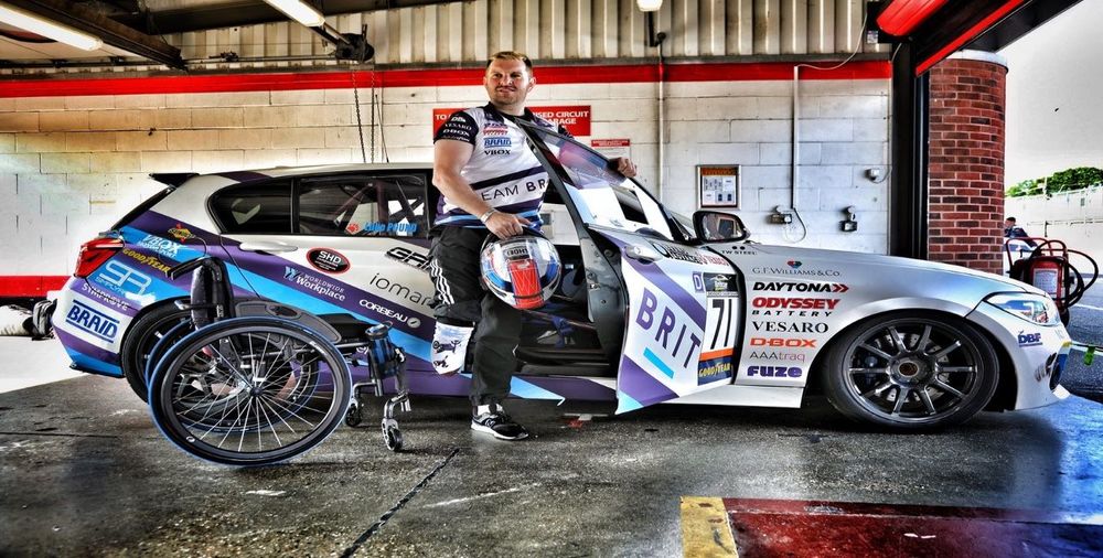 Injured biker and former Soldier sets out to smash stereotypes in motorsport as he joins Team BRIT