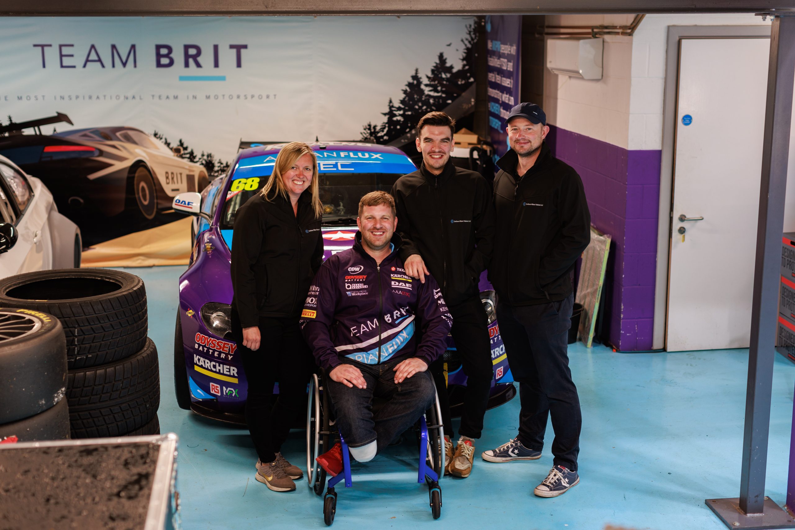 Paul welcomes new lifelong friend as racing sponsor