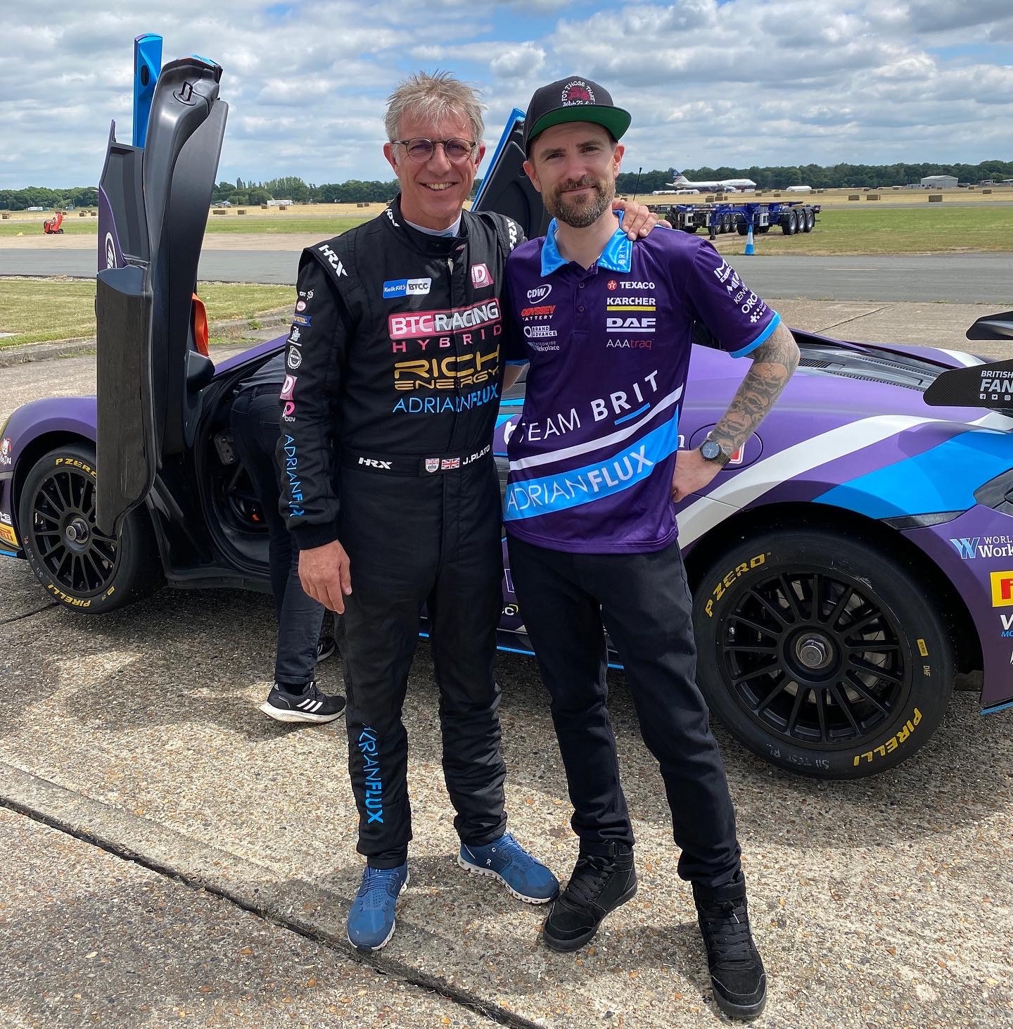 BTCC legend meets disability racing stars