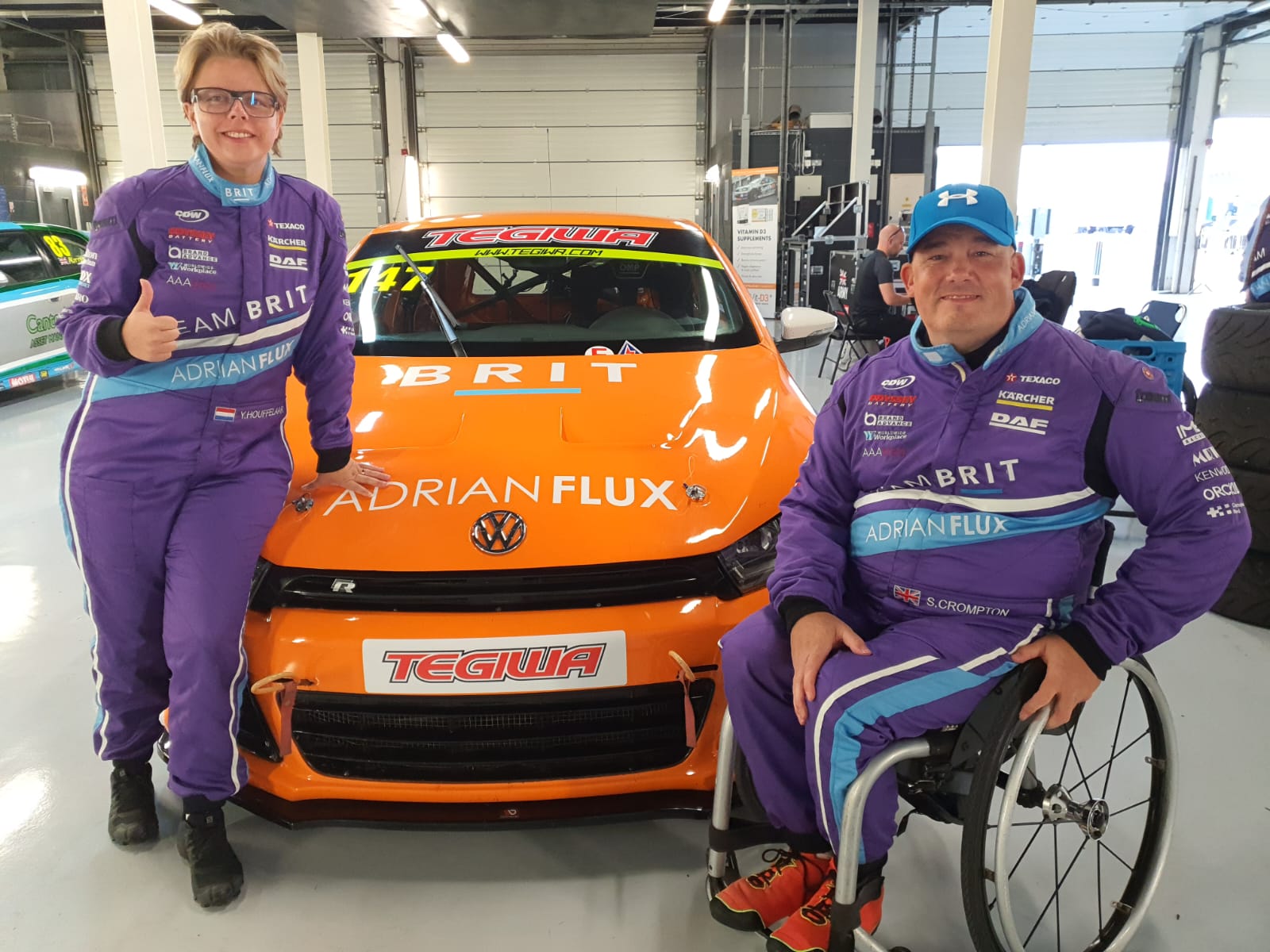 Disabled sim racing driver moves from the virtual world to the real grid 