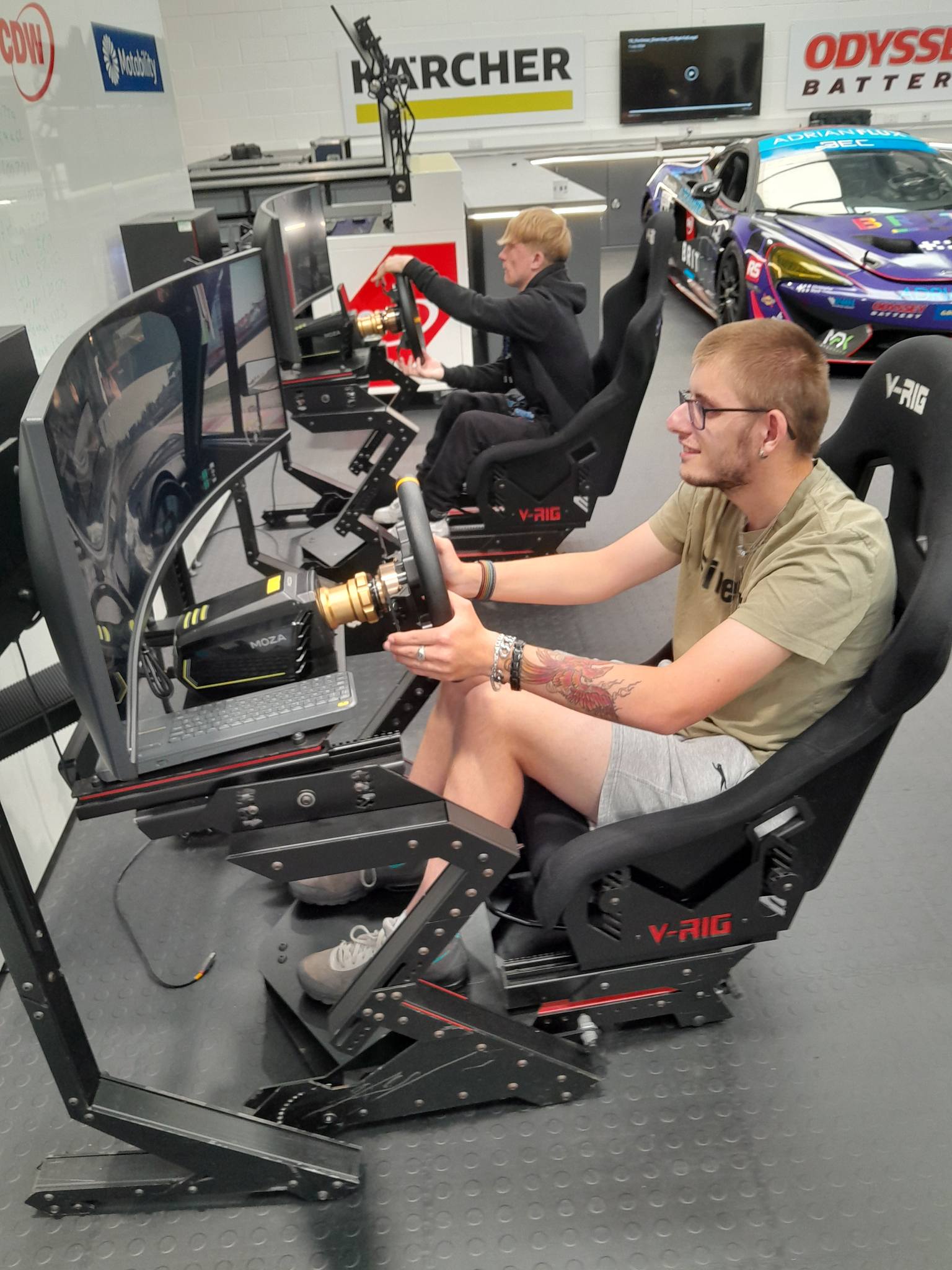 Young people get a taste of life as a racing driver - TEAM BRIT