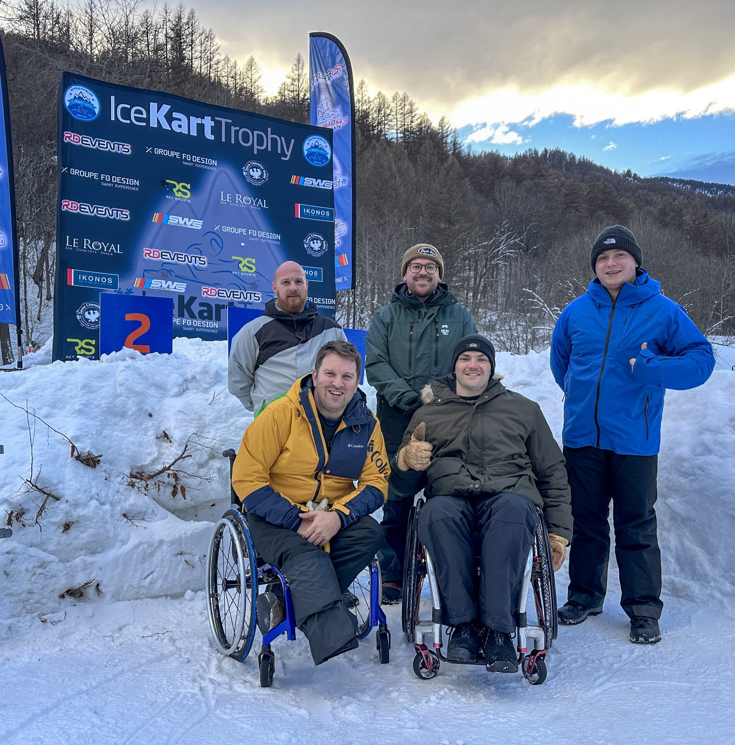 Driver training with a difference as the team hits the ice!