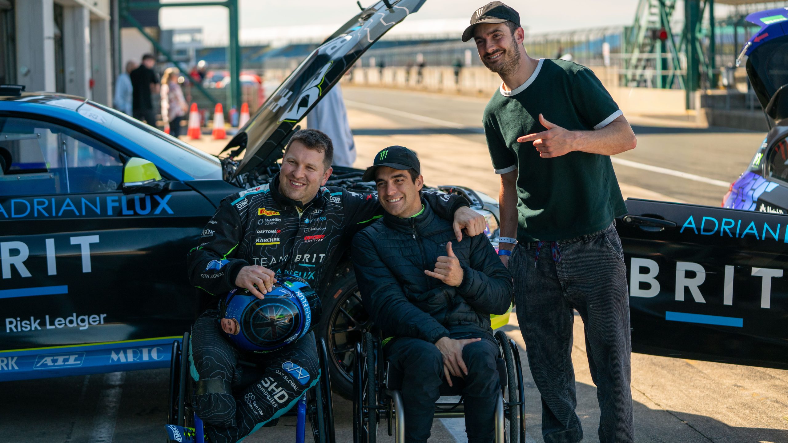 Adolf Silva Tests Team BRIT Hand Controls at Silverstone
