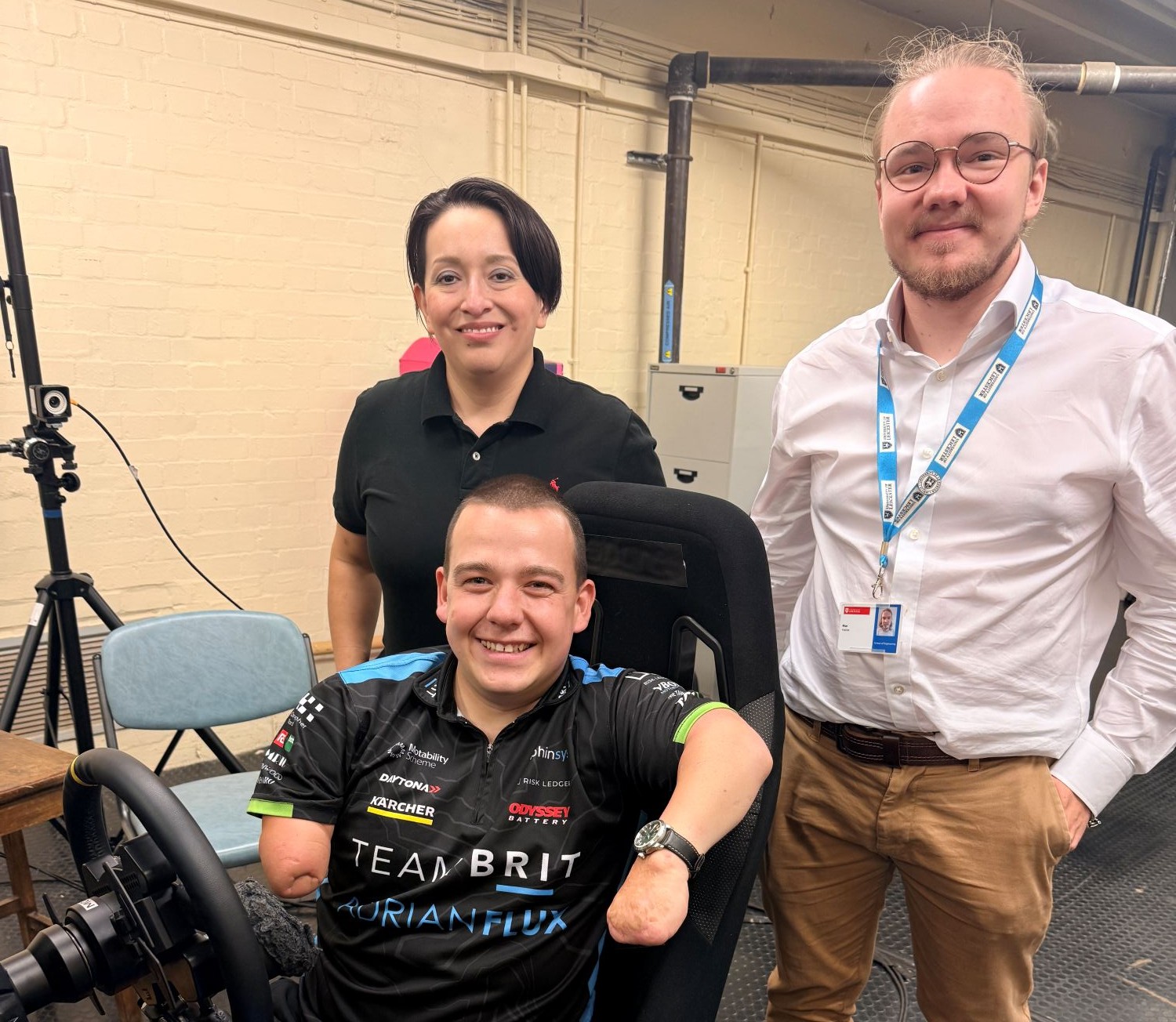 Leicester academics using prosthetic technology to get Harvey on the race track
